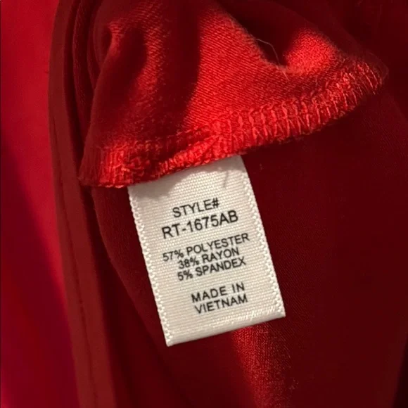 Zenana Reversible Red Spaghetti Cami - Picture 4 of 8